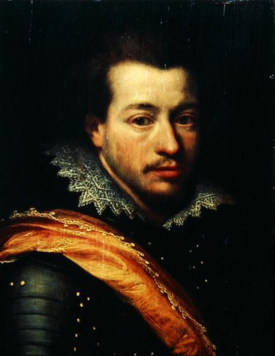 Retrato de un hombre con armadura de Cornelius Janssen van Ceulen