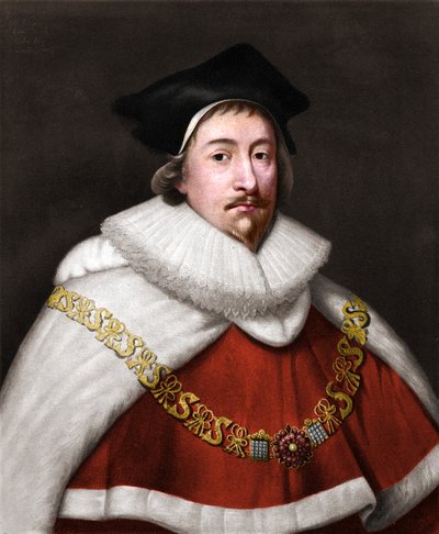 Sir Edward Coke, siglo XVI, 1904 de Cornelius Janssen van Ceulen