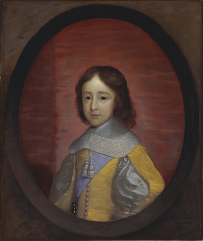 Guillermo III, Príncipe de Orange, de niño de Cornelius Johnson