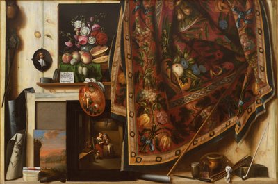 Trampantojo. Un gabinete en el estudio del artista de Cornelius Norbertus Gijsbrechts