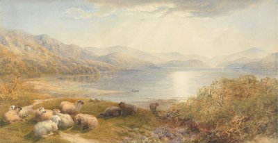 Escena en el Mawddlach, cerca de Barmouth de Cornelius Pearson