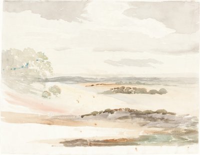 Una Vista Extensa en Shropshire de Cornelius Varley