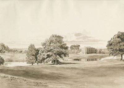 Betley Hall de Cornelius Varley