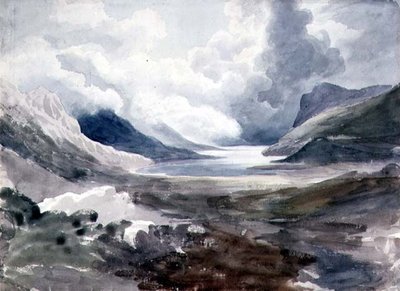 Llyn Gwynant, Norte de Gales de Cornelius Varley