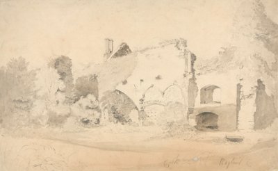 Castillo de Raglan de Cornelius Varley