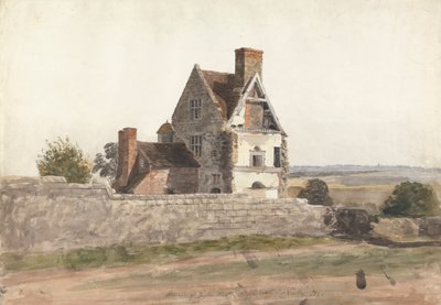 Restos de Purton Hall, Staffordshire de Cornelius Varley