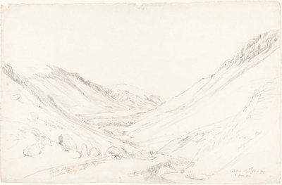 Tally Llyn desde Llyn Trigrain de Cornelius Varley