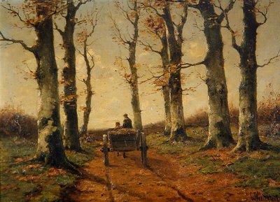 Un camino rural, c.1880 de Cornelius Westerbeek Jrn.