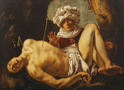 San Sebastián atendido por Irene, 161- de Cornelius de Beer