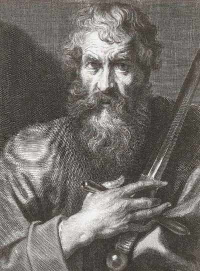 Pablo el Apóstol. Retrato. de Cornelius van Caukercken