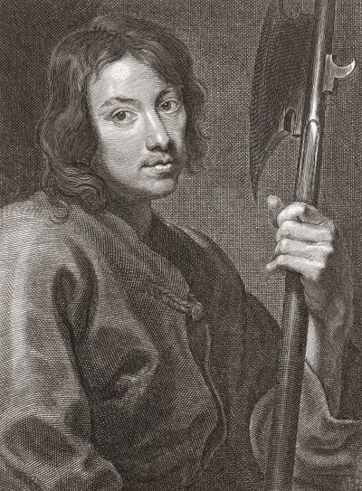 San Mateo o Mateo el Apóstol. Retrato. de Cornelius van Caukercken