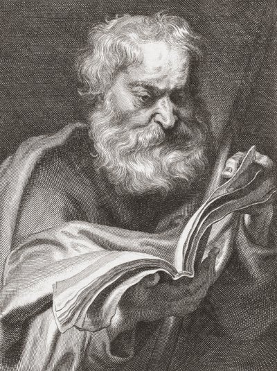 Tomás el Apóstol, Tomás el Incrédulo, retrato de Cornelius van Caukercken