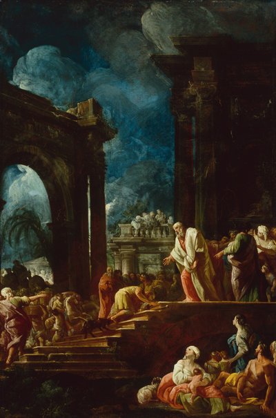 El regreso del hijo pródigo (óleo sobre lienzo) de Corrado Giaquinto