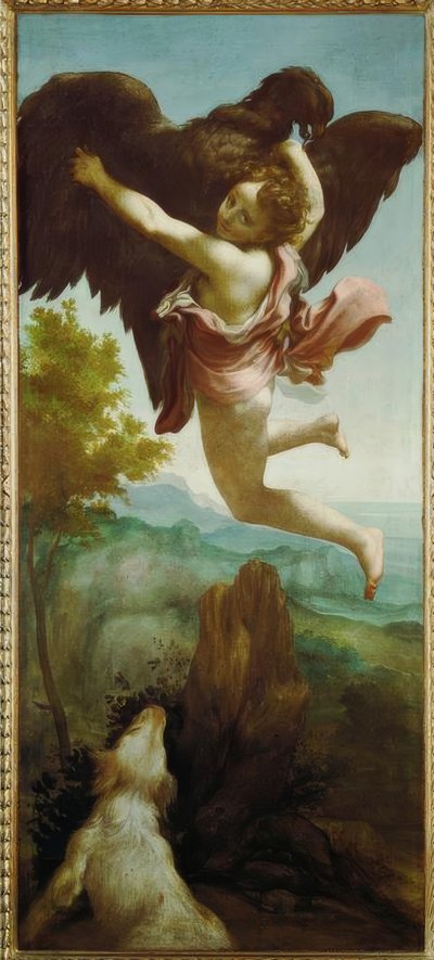 El rapto de Ganímedes de Correggio