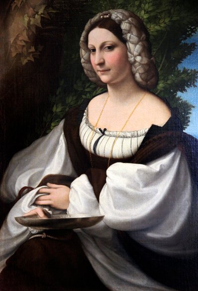 Retrato de una Mujer, c. 1518 de Correggio