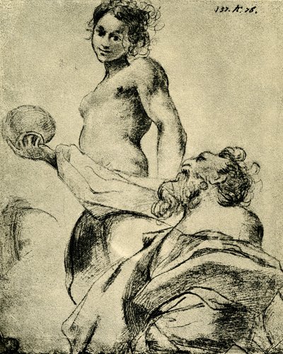 Estudio para un grupo de Antonio da Correggio