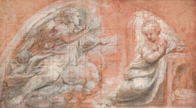 La Anunciación, ca. 1522-25 de Correggio