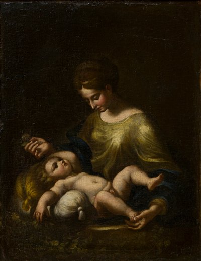 La Virgen y el Niño, c.1509-34 (óleo sobre lienzo) de Correggio