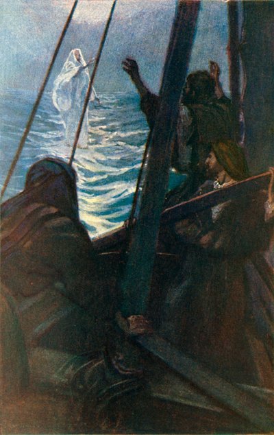Jesús Caminando sobre el Agua de Corwin Knapp Linson