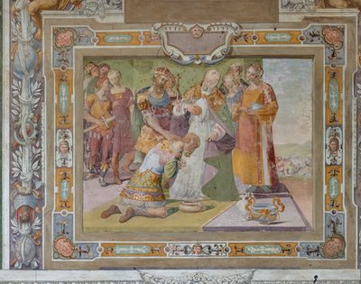 El ciclo de los Hechos de Godofredo de Bouillon en la toma de Jerusalén, c.1589-94 (fresco) de Cosimo Daddi