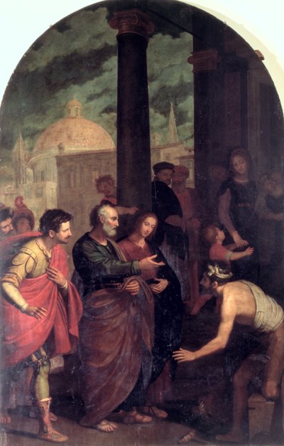 San Pedro y San Juan Sanando a un Lisiado de Cosimo Gamberucci or Gambaruccio