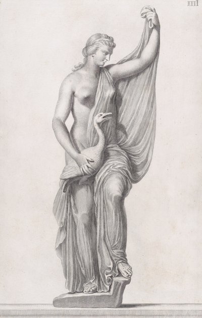 Estatua de Leda y el cisne, 1734 de Cosimo Mogalli