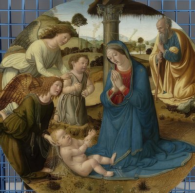La adoración del niño. Ca. 1485-1507 de Cosimo Rosselli