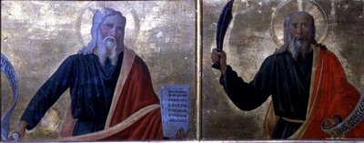 Moisés y Abraham de Cosimo Rosselli