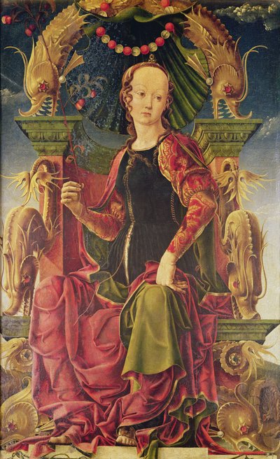 Una musa, c.1455-60 de Cosimo Tura