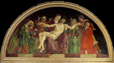 La piedad Detrempe sobre madera de Cosimo Tura (Cosme de Cosimo Tura