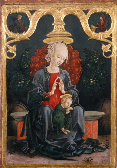 Madonna en el jardín de Cosimo Tura