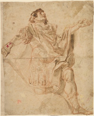 San Jorge arrodillado (recto) de Cosmas Damian Asam