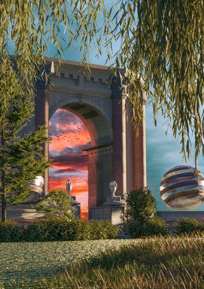Puesta de sol en el Gran Arco de CosmoZach