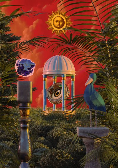 Jardín tropical surrealista de CosmoZach