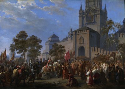 El levantamiento nacional de Kuzma Minin y el Conde Dmitry Pozharsky, 1856 de Cosroe Dusi