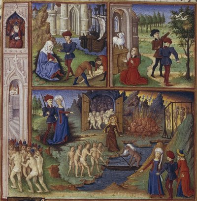 Ilustración para la epopeya La Eneida de Virgilio, 1450-1499 de Coëtivy Master