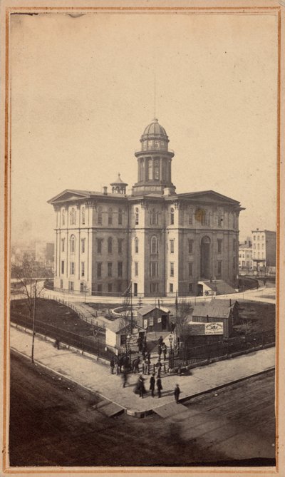 Academia de Música de Chicago, 1860 (foto) de Crater