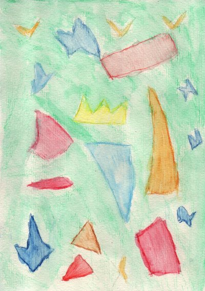 Formas coloridas de Crazy Artist