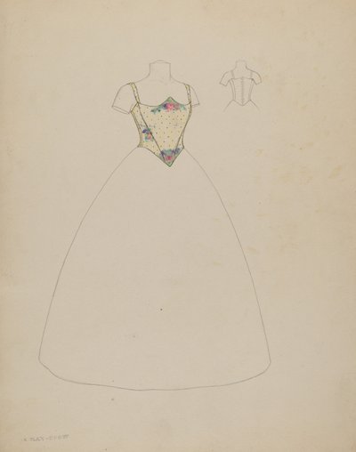 Diseño para corpiño de Creighton Kay Scott