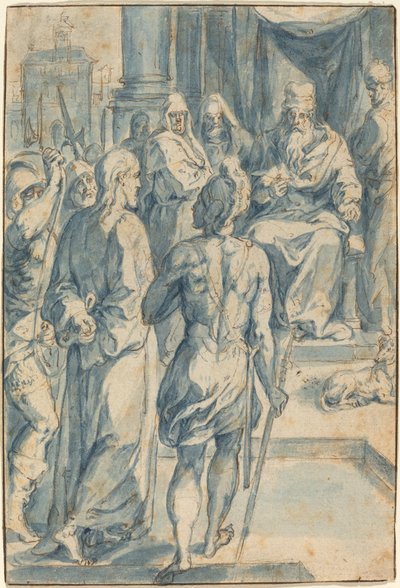 Cristo ante Caifás de Crispen van den Broecke