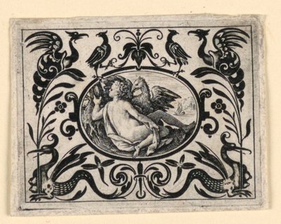Sentido de la vista, lámina de Quinque sensum typi in usum aurifabroru exarati (Imágenes de los cinco sentidos grabadas para el beneficio del orfebre) de Crispijn de Passe the Elder