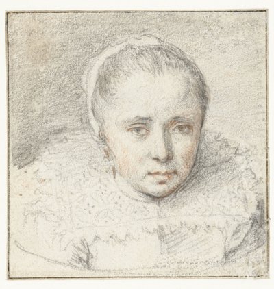 Retrato de una mujer joven de Crispijn van de Passe (I) (attributed to)