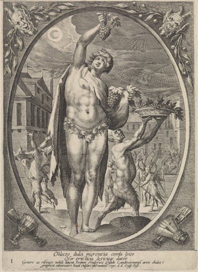 Baco Bacchus, Venus en Ceres (título de la serie) de Crispijn van de Passe (I)