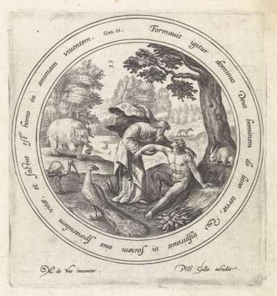 La creación de Adán Historia de Adán y Eva (título de la serie) de Crispijn van de Passe (I)