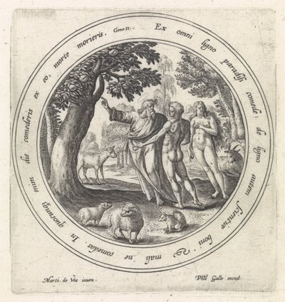 La tentación de Adán y Eva en el paraíso Historia de Adán y Eva (título de la serie) de Crispijn van de Passe (I)