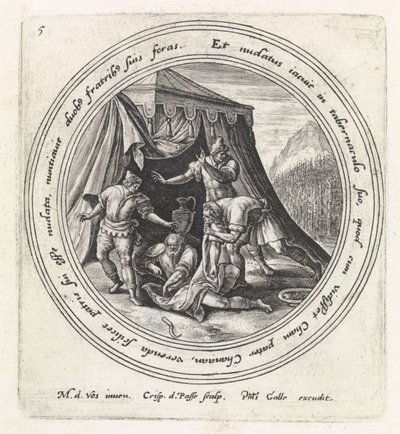 Embriaguez de Noé Historia de Noé (título de la serie) de Crispijn van de Passe (I)