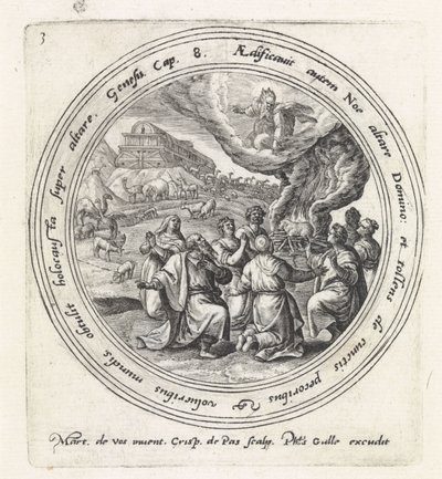 el sacrificio de noe Historia de Noé (título de la serie) de Crispijn van de Passe (I)