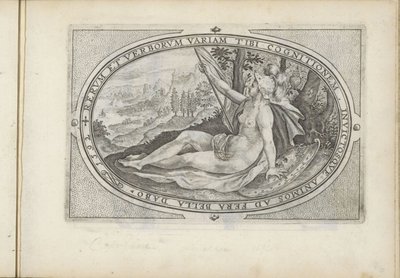 Minerva Dioses y diosas involucrados en el juicio de Paris (título de la serie) de Crispijn van de Passe (I)