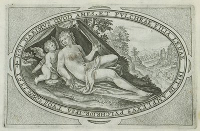 Venus Dioses y diosas involucrados en el juicio de Paris (título de la serie) de Crispijn van de Passe (I)