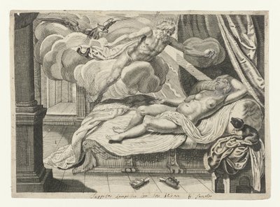 Júpiter y Semele
Metamorfosis de Ovidio (título de la serie) de Crispijn van de Passe (II) (attributed to)